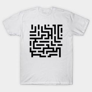 Simple Labyrinth Pattern T-Shirt